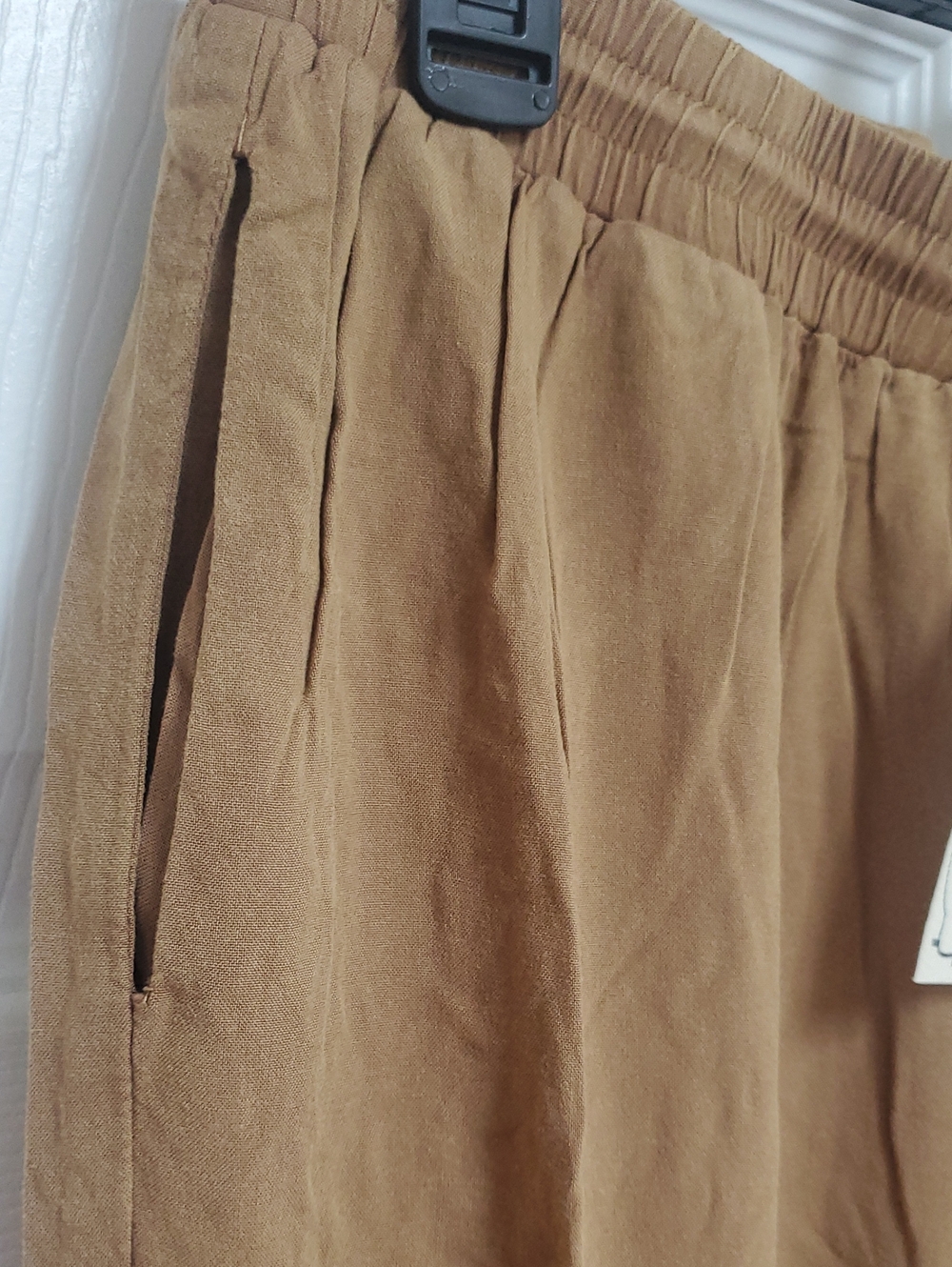 Easel Los Angeles Boho Patchwork Wide-Leg Pants/M - Picture 6 of 13